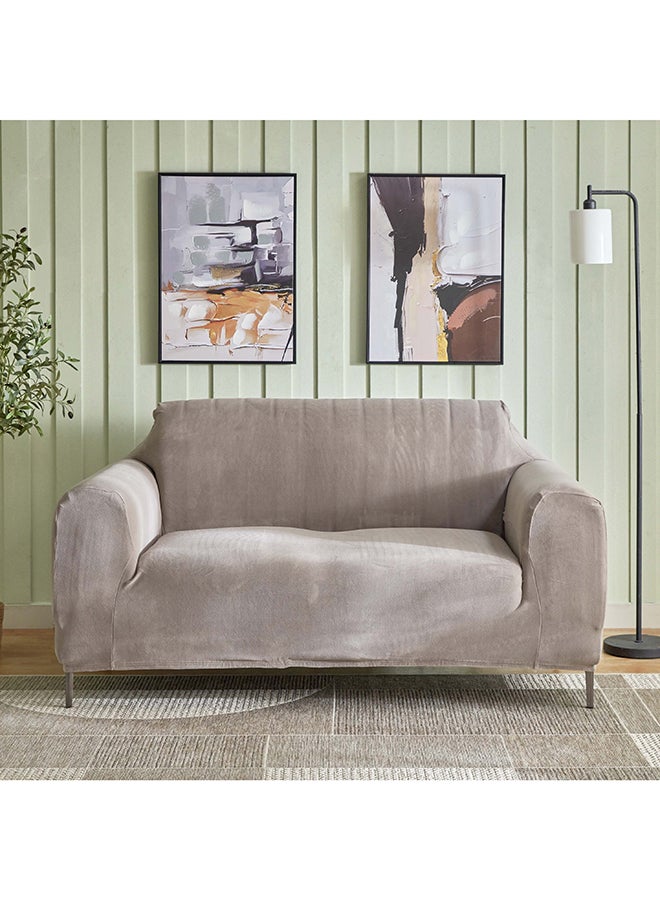 هوم بوكس غطاء كنبة فيلورا فيلفيت بسعة جلوس لشخصين 135 × 175 سم - Image 2