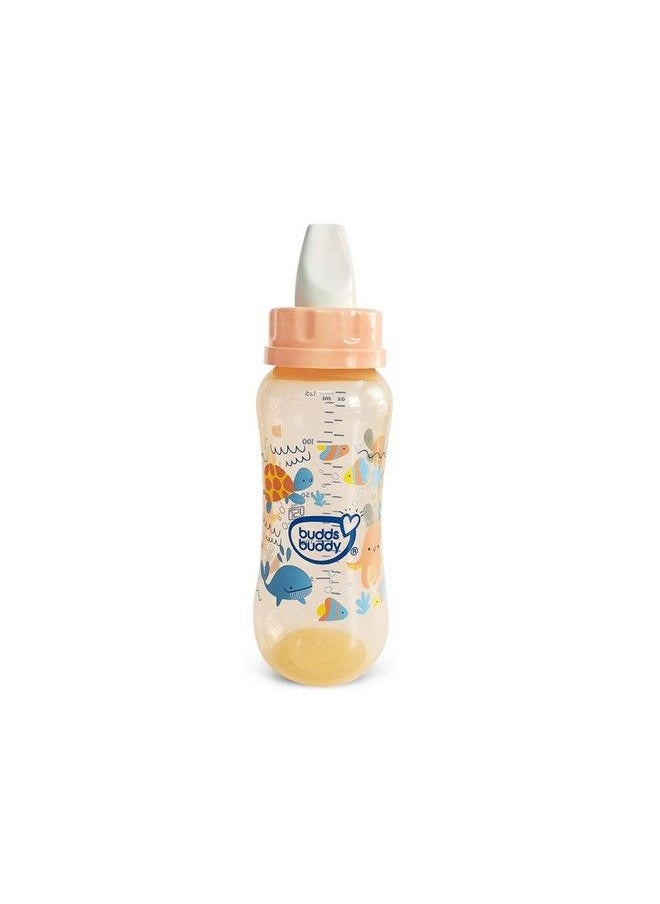 BuddsBuddy Elegant 3 In 1 Bottle (Feeding Bottle+Sipper+Cereal Feeder)125 Ml (Brown)  - Image 3
