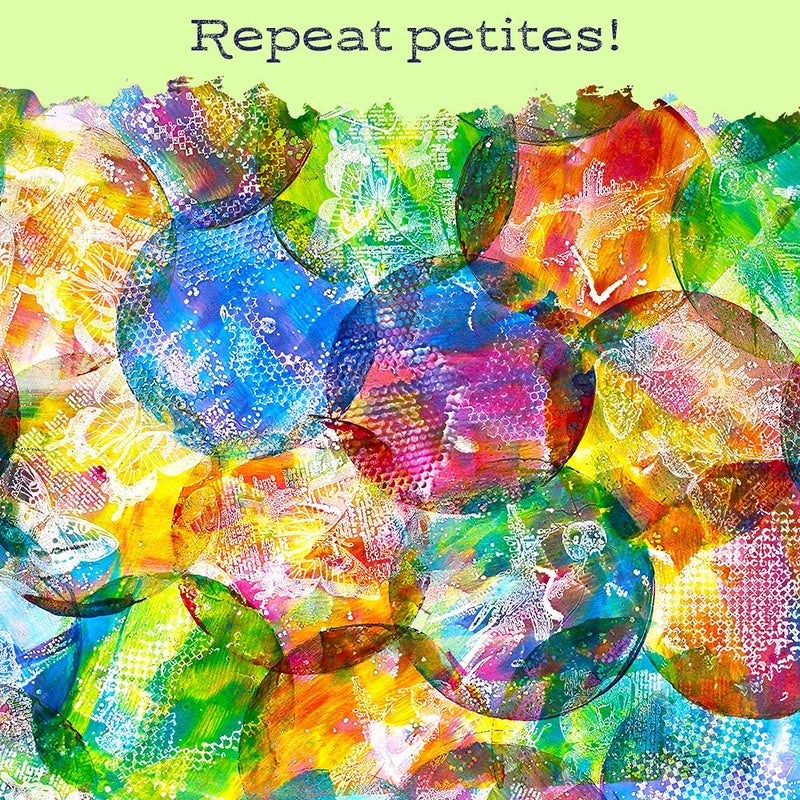 Gel Press Petites Monoprinting Plates 3 Piece - Circle Triangle Square - for Printmaking, Scrapbooking, Paper Crafts, Home Decor and More - 10812-CIR - Image 3