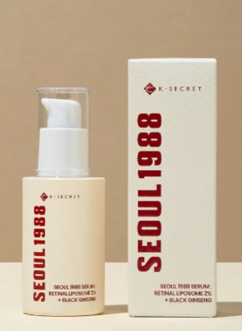 K-SECRET [KSECRET] SEOUL 1988 Retinal Liposome 2% + Black Ginseng 30ml - Image 1