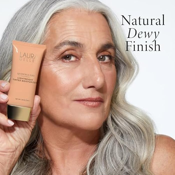 LAURA GELLER NEW YORK Quench-n-Tint Lightweight Tinted Moisturizer, Porcelain/Fair - Sheer to Light Buildable Coverage - Natural Glow Finish - Lightweight Formula - Hydratant Teinte - Image 4