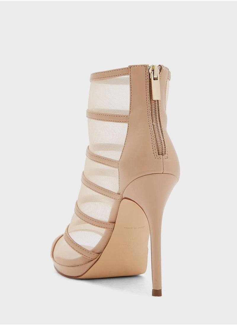 NINE WEST أحذية بكعب عالي يصل إلى الكاحل  - Image 3