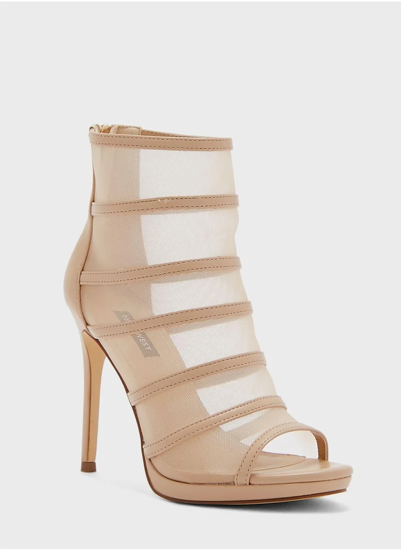 ناين ويست Ankle High Heel Boots
