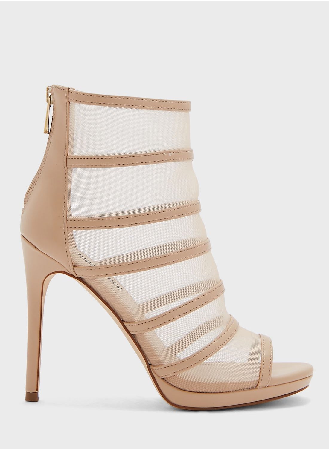 Strappy high hotsell heel boots