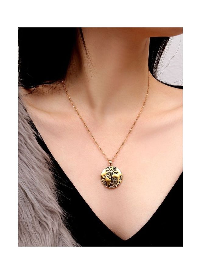 NIBEMINENT Women's Sweater Map Shaped All Match Necklace - Image 4