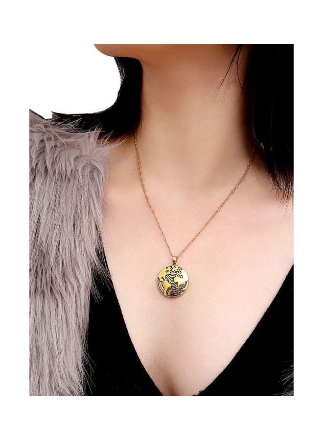 NIBEMINENT Women's Sweater Map Shaped All Match Necklace - Image 2