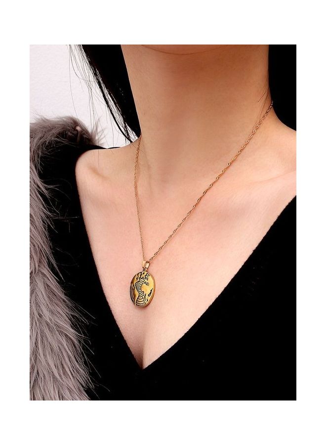NIBEMINENT Women's Sweater Map Shaped All Match Necklace - Image 3
