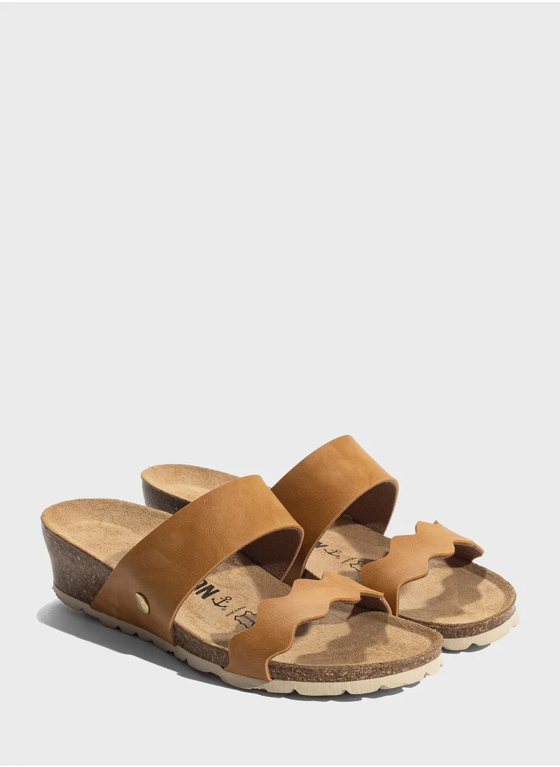 بيتون Vermeer Double Strap Wedge Sandals