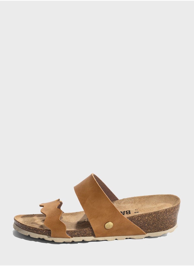BAYTON Vermeer Double Strap Wedge Sandals  - Image 2