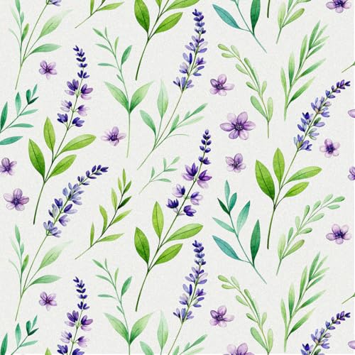 SOMWISE Frosted Glass Window Privacy Film with Tools, Heat Blocking, Anti-UV, Anti-Glare, Static Cling, Decor for Home Bathroom Door, Renter Friendly, Removable, Reusable, Purple 17.5Inchx78.5Inch - Image 1