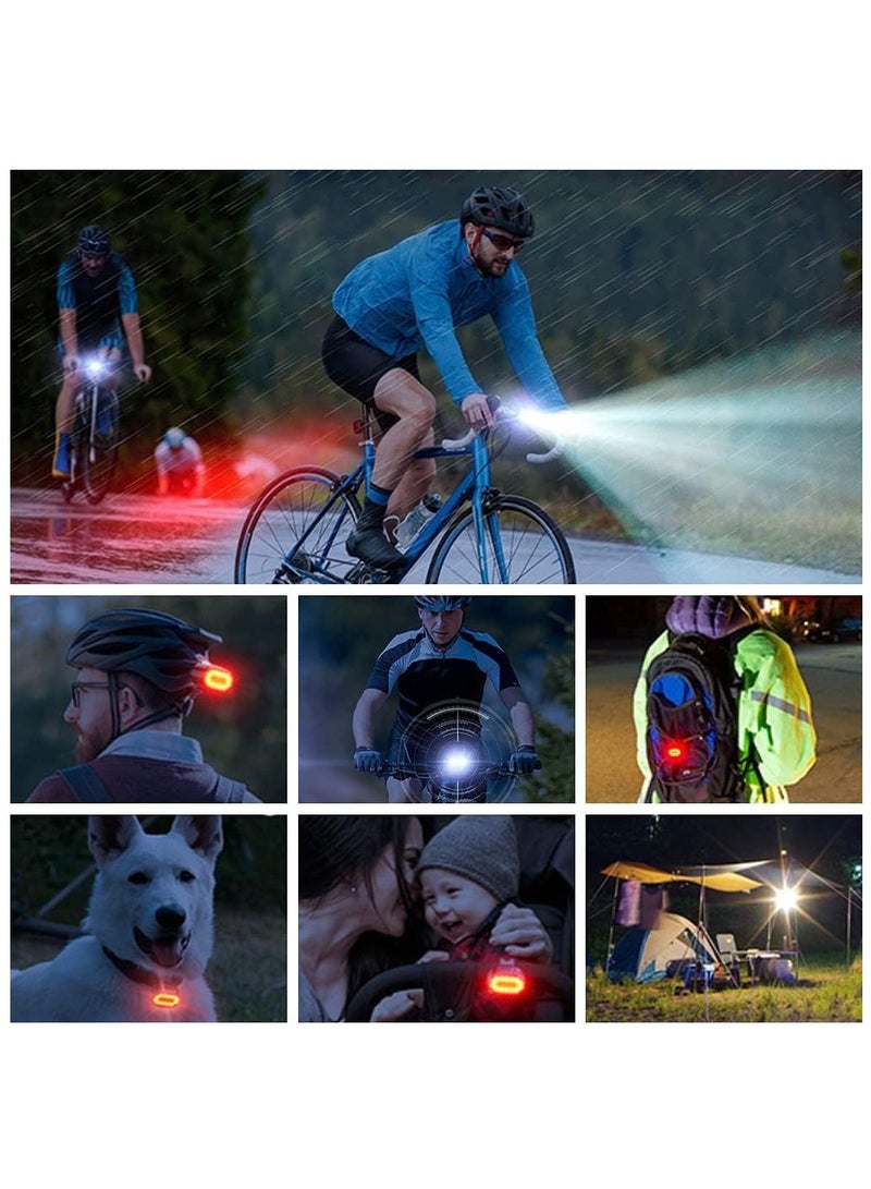 CAMPANAS USB Rechargeable Bike Lights Set – Ultra-Bright Front & Rear  LED, Waterproof IPX5, 10 Modes, Night Riding, Camping, Mountain & Kids Bike, Safety Bicycle Lamp Kit - Image 3
