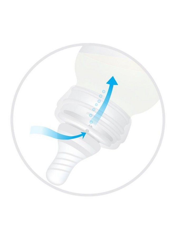 mee mee Pack Of 3 Anti Colic Easy Flo Silicone Teat White Small 0 Months+, 6 Pieces  - Image 3