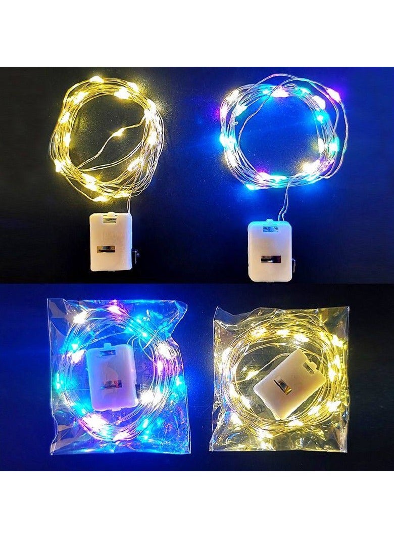 LED Decorative Lights for Christmas, Wedding, Diwali (Warm White Light  LED Christmas Fairy Lights String Lights for Wedding Party Decoration 60cm  - Image 3