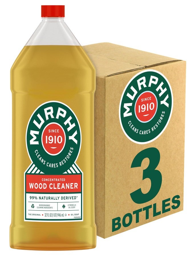 Murphy Oil Soap Wood Cleaner, 32 Fluid ounce (Pack of 3) - Image 1