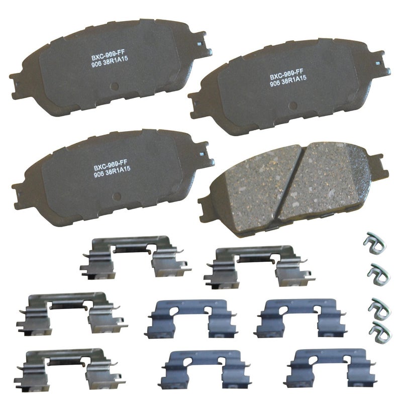 Bendix Premium SBC906 Ceramic Front Brake Pads for Lexus ES300 2003-2002, ES330 2006-2004, Toyota Avalon 2007-2005, Camry 2006-2005, Sienna 2010-2004, Solara 2008-2004, Tacoma 2015-2005 - Image 5