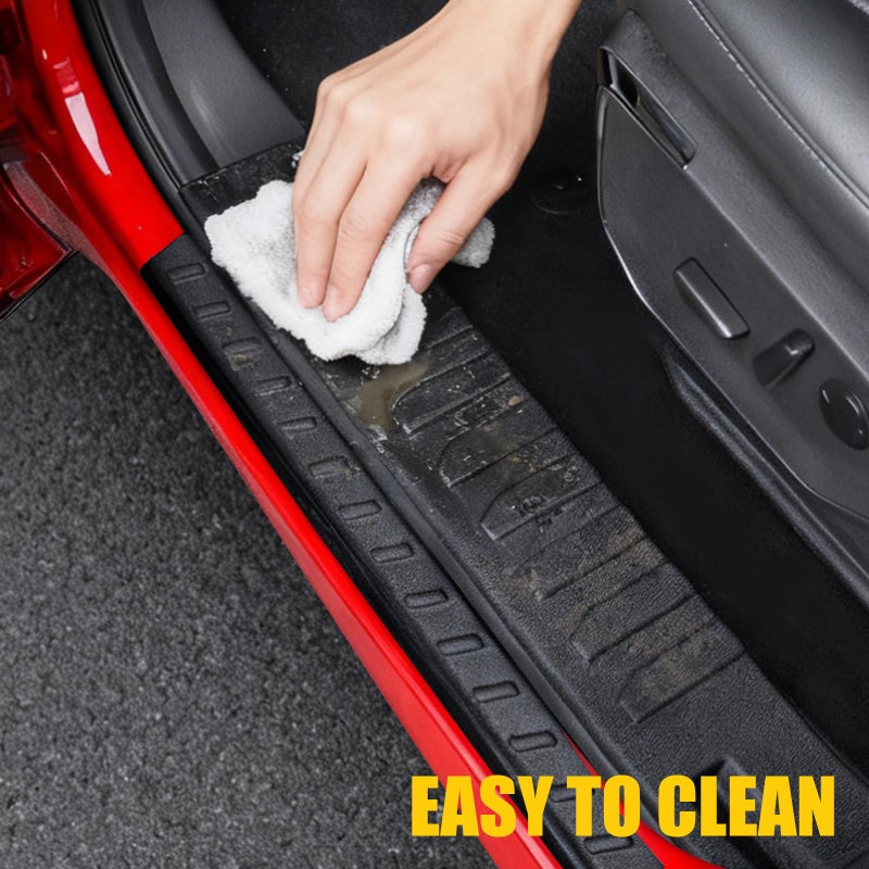 Maxzina Door Sill Protector Compatible with 2021-2025 2026 Ford F150 SuperCrew Cab Outer & Inner Step Protector Side Edge Step Guard Car Door Dust Shield Cover for 2024 F-150 Exterior Accessories - Image 4