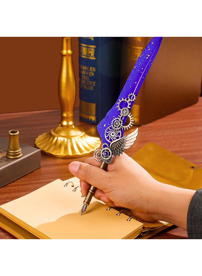 Bluejw Retro European-style Password Notebook Gift Box Hand Account Suit With Lock Hand Account Book For Boys And Girls Cute Cartoon Girls - Image 4