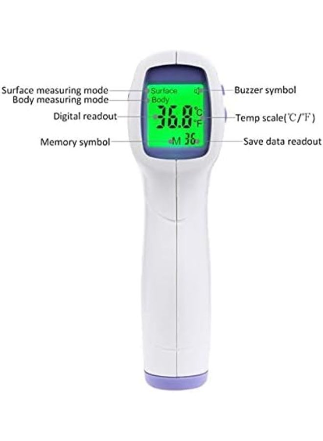 Non-Contact Infrared Thermometer - Digital Fast & Accurate Temperature Measurement - Safe for Adults and Children - Image 3