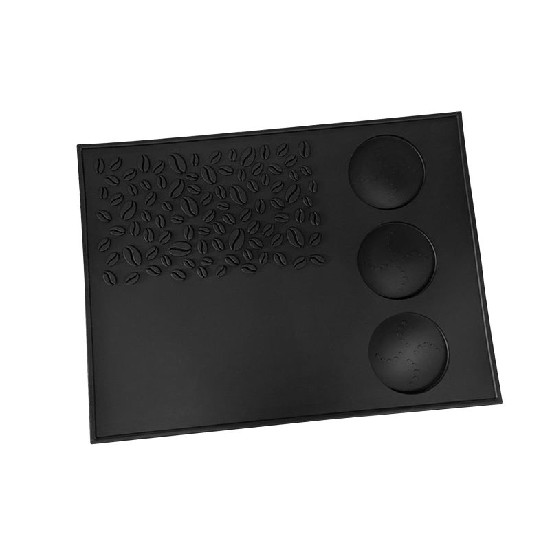 Barista Tamp Pad Espresso Tamper Mat for Kitchen Coffee Machine Leisure Bars for 51 53 58mm Black - Image 1