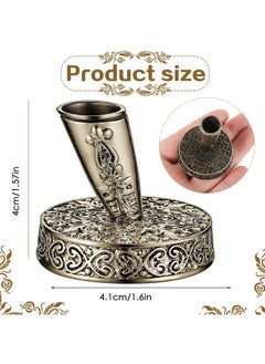 2 Pieces Vintage Round Metal Feather Pen Holder Insertion Pen Holder Feather Quill Pen Stand Desktop Dip Pens Base For Office Supplies Student Present (Ancient Bronze) - pzsku/ZEA11032740383CF85A2BZ/45/_/1731926049/c537ad4e-0c30-423f-ab9d-b420d11413c1