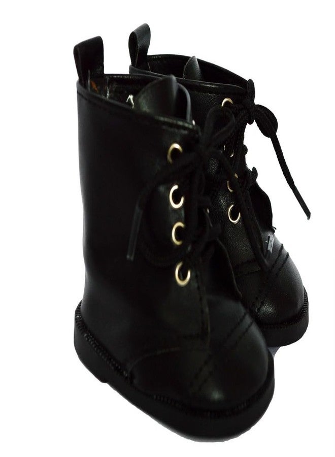 MBD 18 Inch Doll Boots - Stylish Boots for Kennedy & Friends Dolls - Black - Image 1