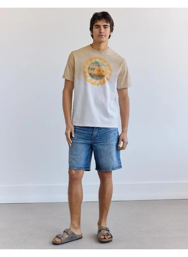 امريكان ايجل Graphic Logo Crew Neck T-Shirt
