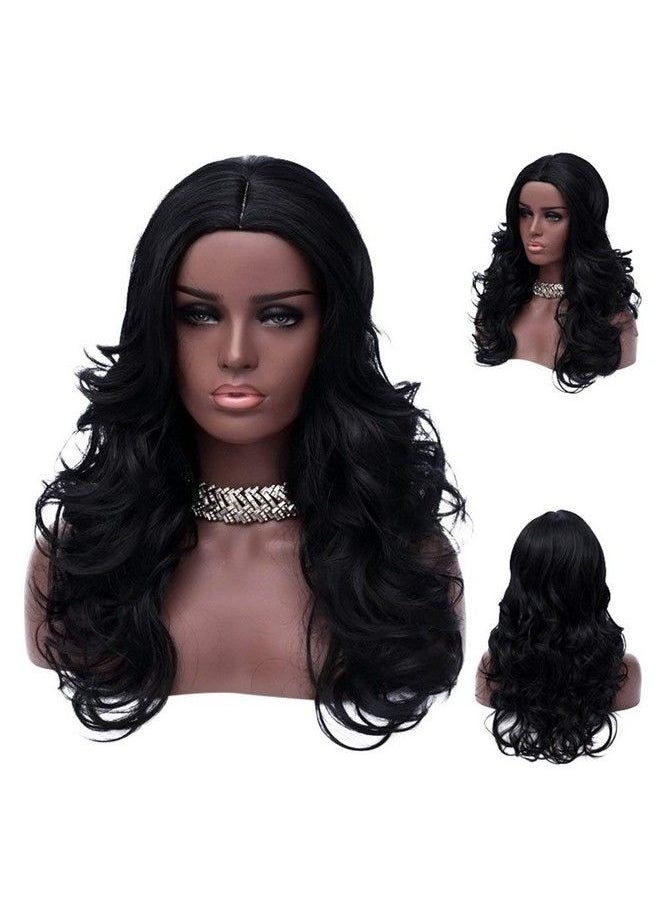 Akashkrishna - Hair Synthetic Hair Wig Natural Looking Hair Wigs For Women & Girls Hair Accessory; Synthetic Full Head Hair Wigs - Image 1