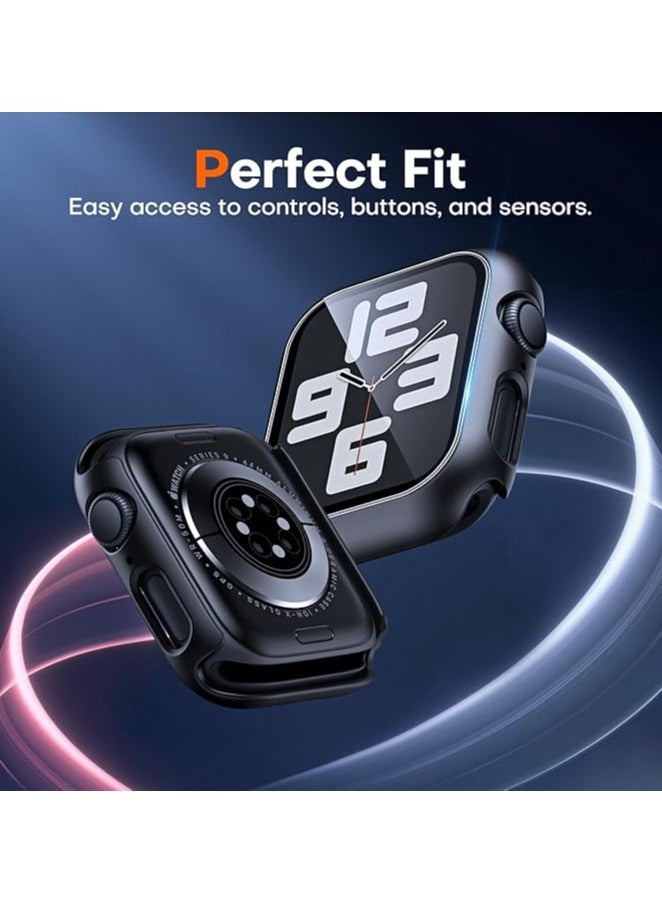 Designed for Apple Watch Series 11/10 46mm Case Thin Hard PC Case for Apple Watch Series 11/10 Case 46mm- Black - Image 4