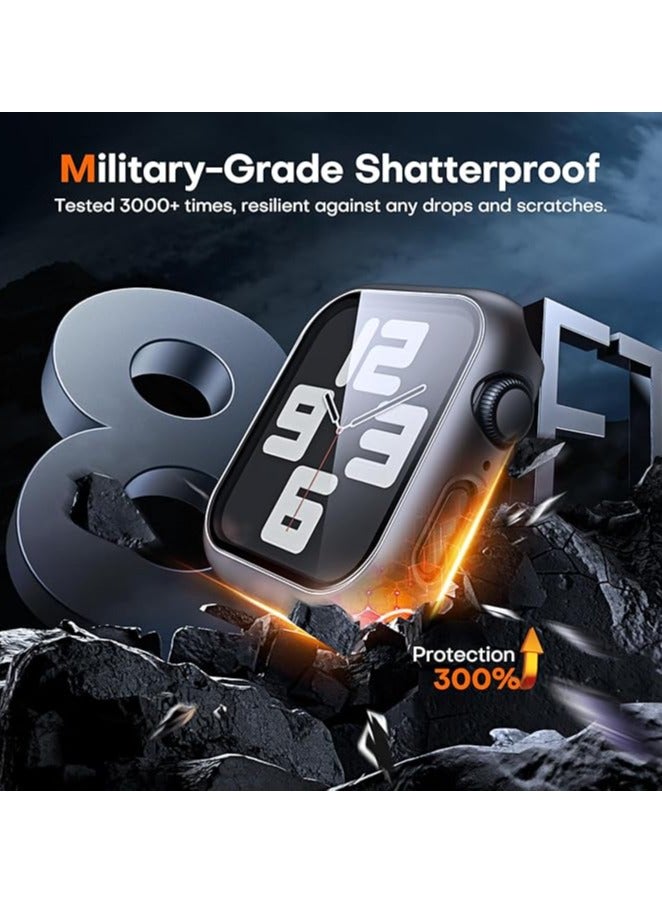 Designed for Apple Watch Series 11/10 46mm Case Thin Hard PC Case for Apple Watch Series 11/10 Case 46mm- Black - Image 3