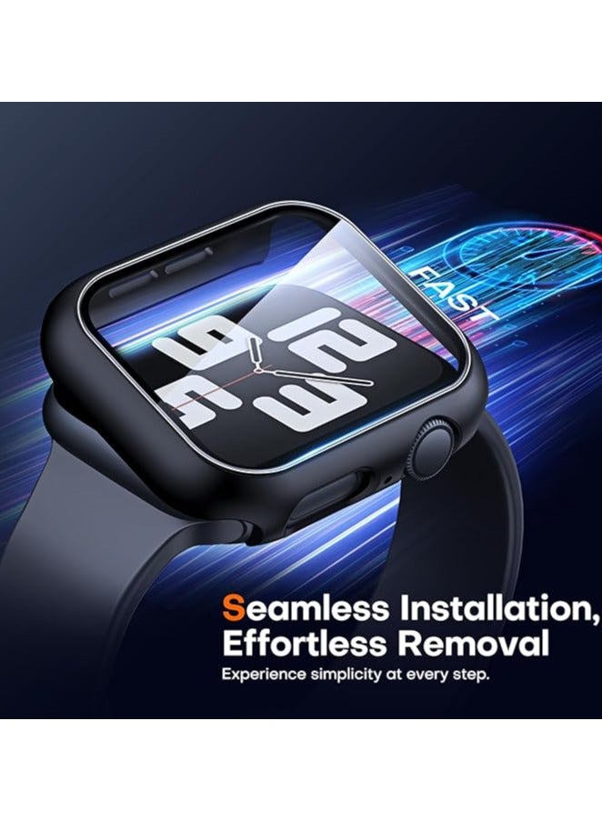 Designed for Apple Watch Series 11/10 46mm Case Thin Hard PC Case for Apple Watch Series 11/10 Case 46mm- Black - Image 5