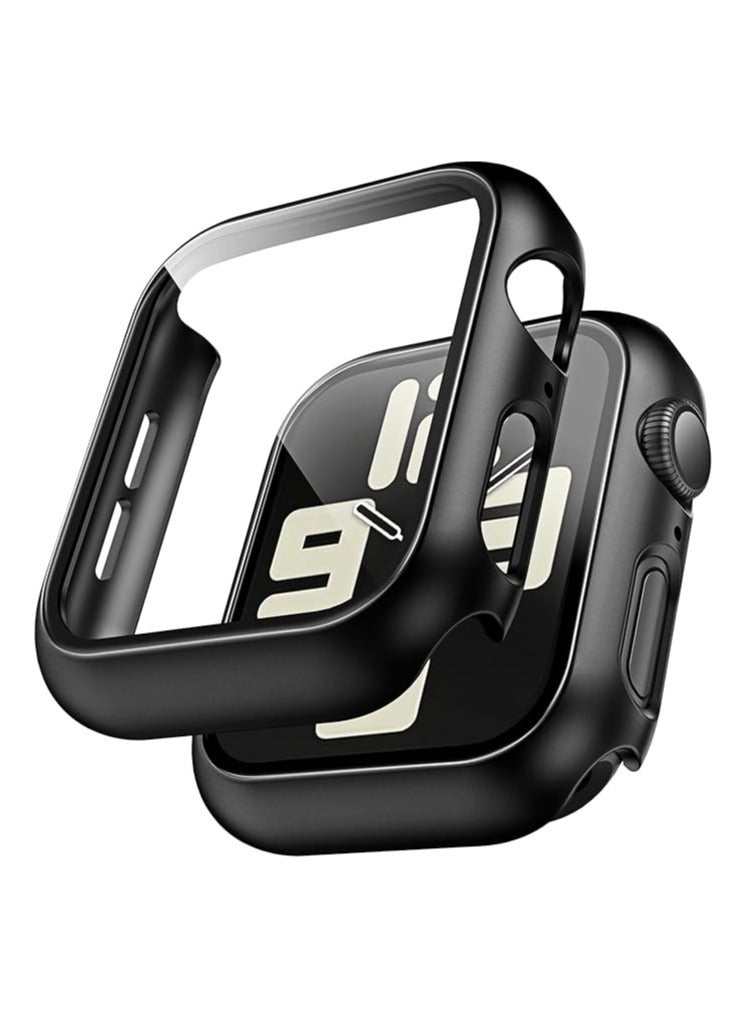 Designed for Apple Watch Series 11/10 46mm Case Thin Hard PC Case for Apple Watch Series 11/10 Case 46mm- Black - Image 1