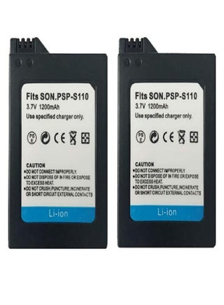TFSeven 2Pcs High Capacity Rechargeable Lithium Ion Replacement Battery PSP-S110 Compatible for Sony PSP Slim Portable Playstation PSP-2000, PSP-2001, PSP-3000, PSP-3001, PSP-3002, PSP-3004 - pzsku/ZEA11629B12F3D16B9000Z/45/_/1716906405/5cdbc7ef-51c3-419c-a9ec-94519ec2a0e1