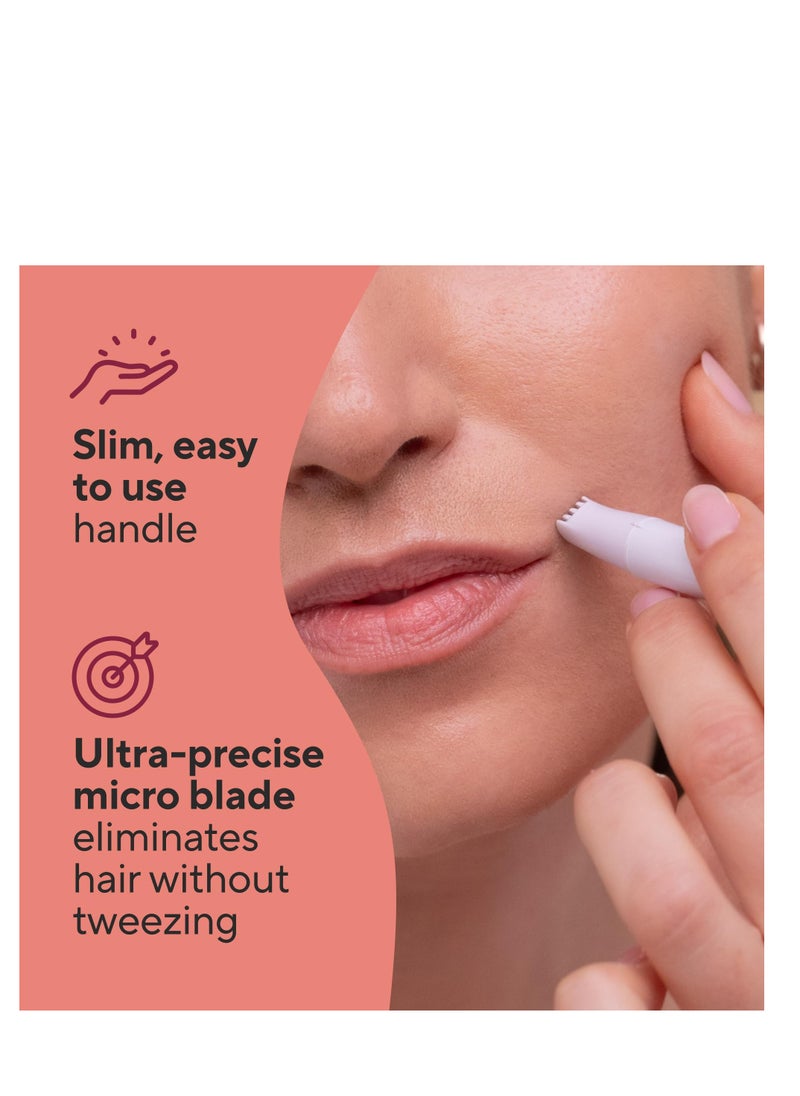 Generic - Precision Micro-Blade Stray Hair Remover Tool for Painless Touch-Ups on Chin, Lips, Fingers, and Toes – Suitable for All Skin Types. - Image 1