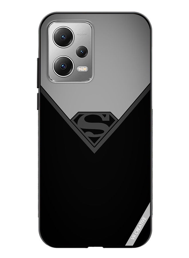 VR CREATIVE Protective Case Cover For Xiaomi Redmi Note 12 Simple Superman Design Multicolour - Image 1