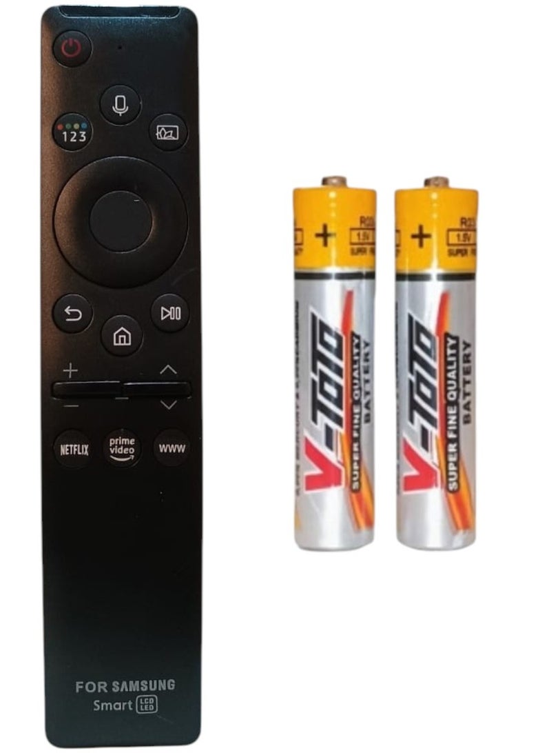 Universal Remote-Control for Samsung Smart-TV, Remote-Replacement of HDTV 4K UHD Curved QLED and More TVs, with Netflix Prime-Video Buttons  - Image 1