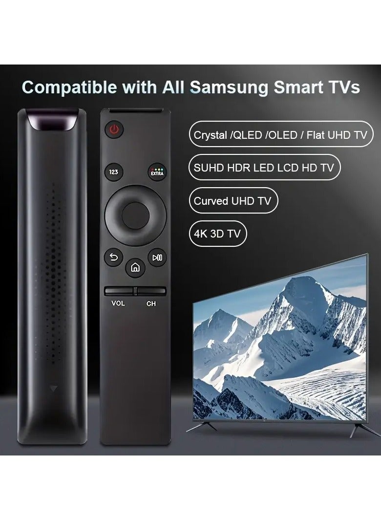 Universal Remote-Control for Samsung Smart-TV, Remote-Replacement of HDTV 4K UHD Curved QLED and More TVs, with Netflix Prime-Video Buttons  - Image 2
