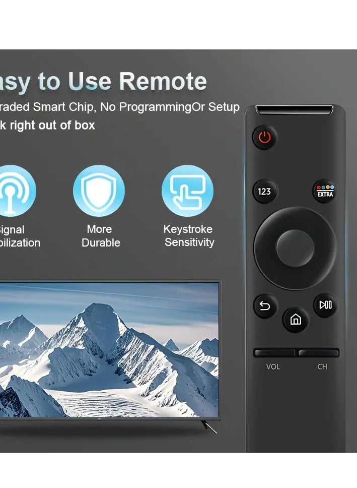Universal Remote-Control for Samsung Smart-TV, Remote-Replacement of HDTV 4K UHD Curved QLED and More TVs, with Netflix Prime-Video Buttons  - Image 4