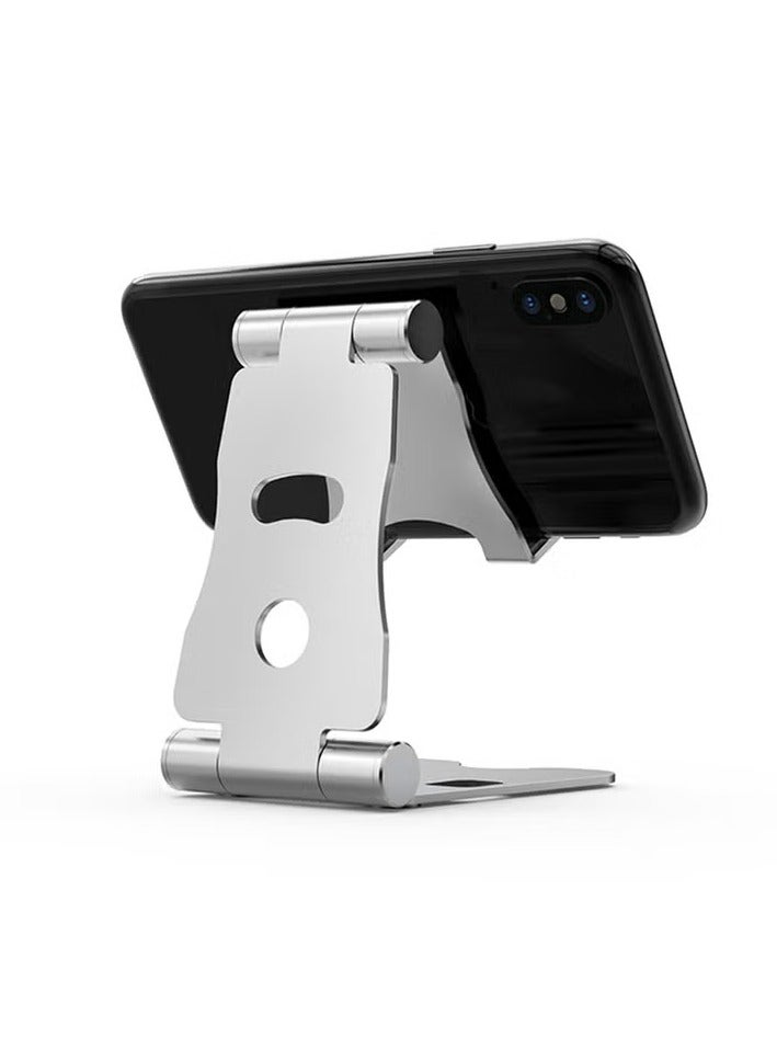 Office Desk Phone Stand Holder For iPhone Silver. - Image 2