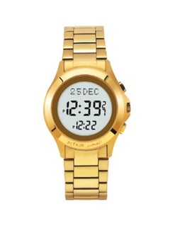 Al Fajr WR02 Men's Waterproof Digital Watch - 35mm - Gold Colour WR-02GW  - Image 1