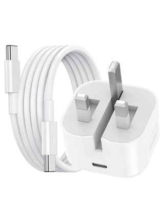 ELTRAZONE iPad Pro Charger and Plug,20W USB C Fast Wall Charger 2M