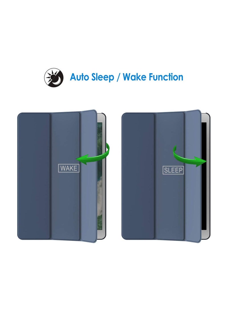 JETech Case for iPad Air 3 (10.5-inch 2019, 3rd Generation) and iPad Pro 10.5-inch, Smart Cover Auto Wake/Sleep Cover (Navy) - Image 3