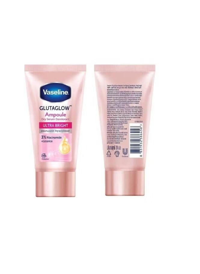 Vaseline GlutaGlow Ultra Bright Dry Serum Deodorant | Niacinamide & Licorice | Smooth Underarm Care - Image 2