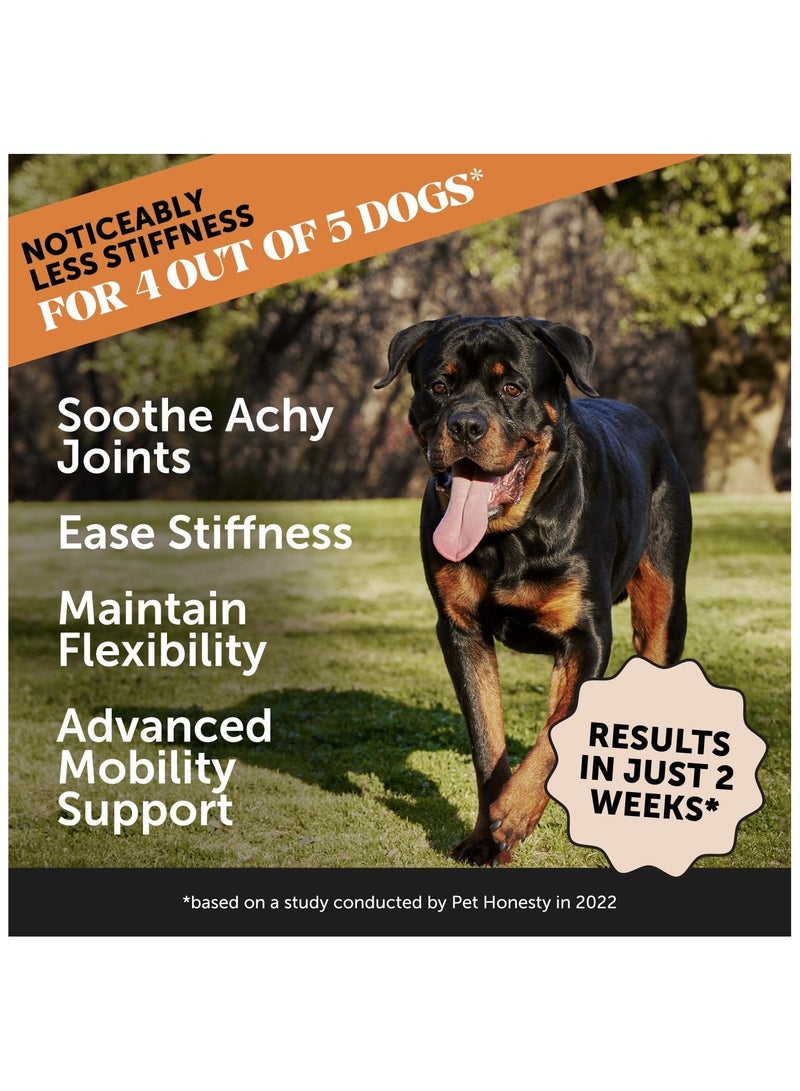 Pet Honesty Hip & Joint Health Max Strength - Natural Joint Supplement for Dogs Chews - Glucosamine, Omega-3s, Chondroitin, Green Lipped Mussel - Help Improve Mobility, May Reduce Discomfort (90 ct) - Image 2