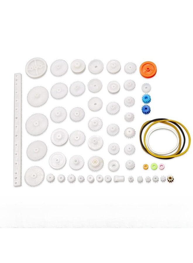 مجموعة محركات مكونة من 95 قطعة، محرك كهربائي صغير للهواة، مغناطيسي قوي مع مروحة عمود، حامل بطارية 2 × AAA، موصل مشبك بطارية 9 فولت، عجلات بلاستيكية لمشاريع العلوم المنزلية - Image 2