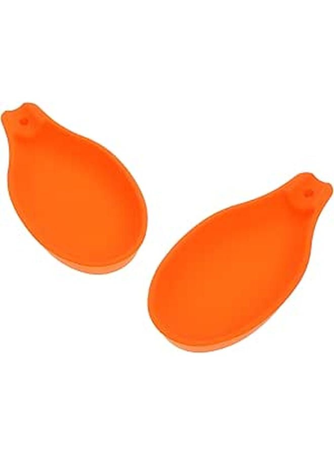 Silicone Spoon Rest Holder Set Of 2 Heat Resistant Kitchen Utensil Mat - Image 1
