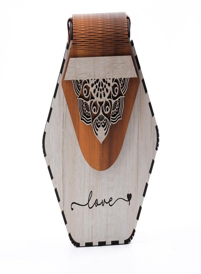 YOPRAM Decorative Lesser Cutting Wooden Purse Ladies Wallet, Latest Handbags for Woman Purse Evening Lady Wedding Party (PU-02) - Image 1