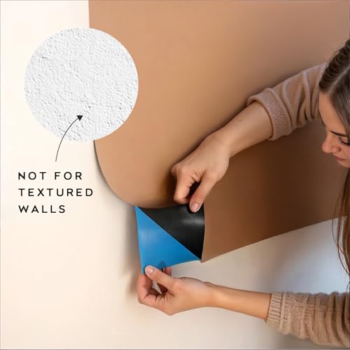 Orelle MagicWall | Magnetic Wall Decal Arch | Peel and Stick Magnetic Chalkboard for Wall | Kids Wall Decals | Playroom Essentials | Includes Chalk & Holder | Mini | 8.5 x 11 | Mocha - Image 4