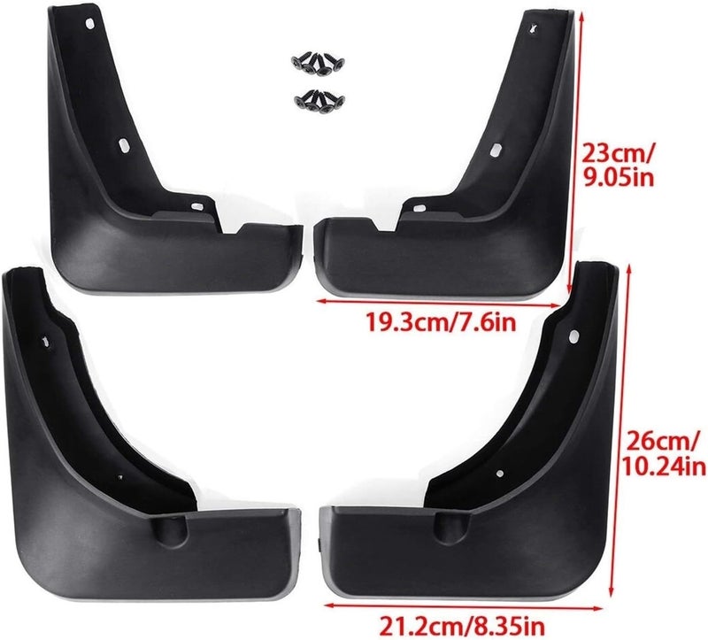 Wivplex وايفبلكس واقيات الطين لجيللي بويي أتللاس وإمجراند X7 سبورت - Image 2