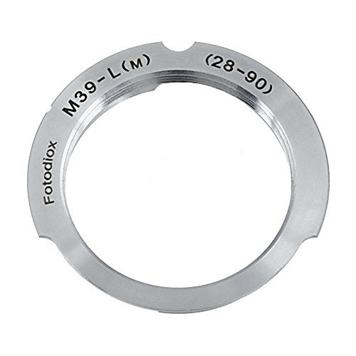 Fotodiox محول عدسة فوتوديوكس، M39 (39MM x1 خيط، تركيب لياكا) عدسة إلى محول لياكا M مع خط إطار 28mm/90mm - Image 1