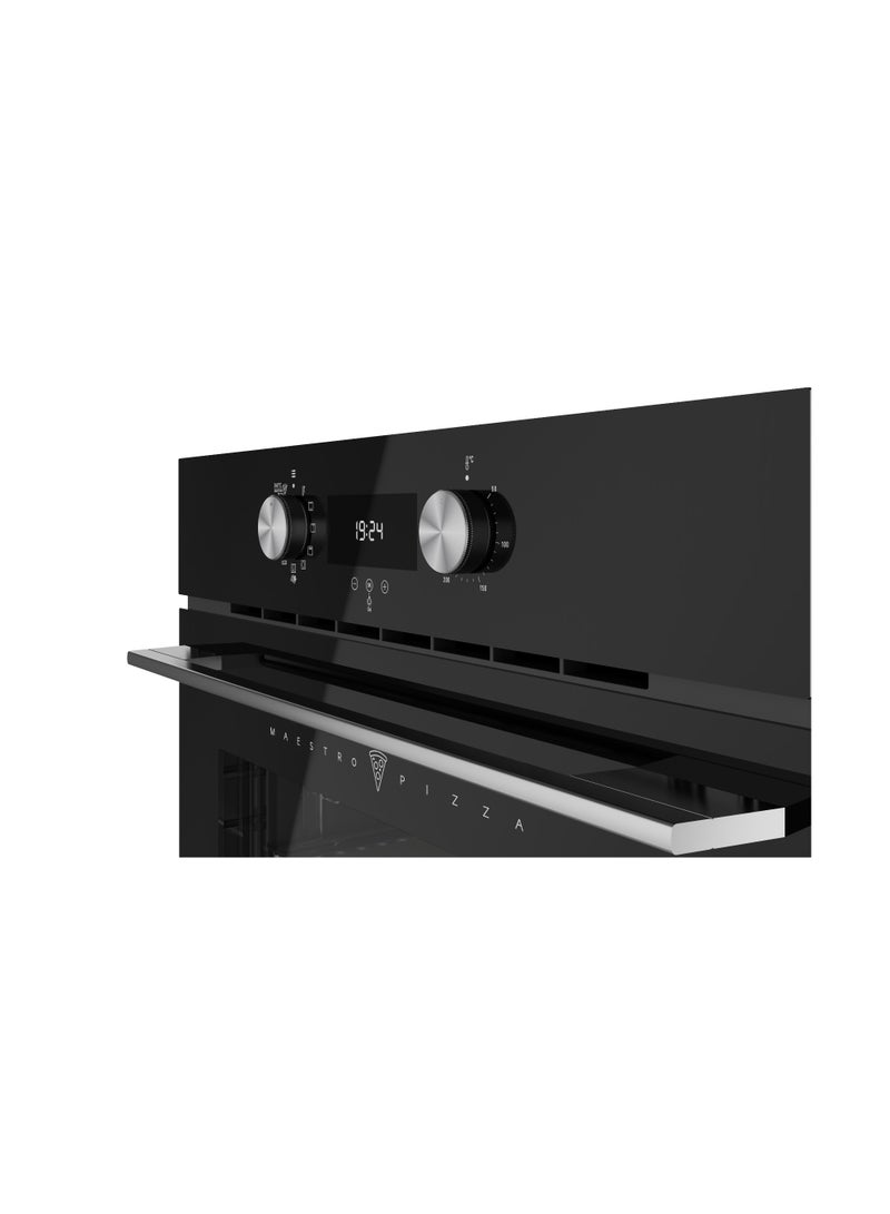 TEKA MaestroPizza pyrolytic oven with special pizza function 340ºC HLB 8510 P 70 L 3552 W 111000049 Black glass - Image 5